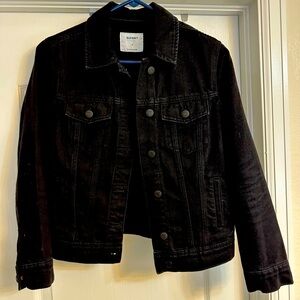Black Old Navy Jean jacket, size small